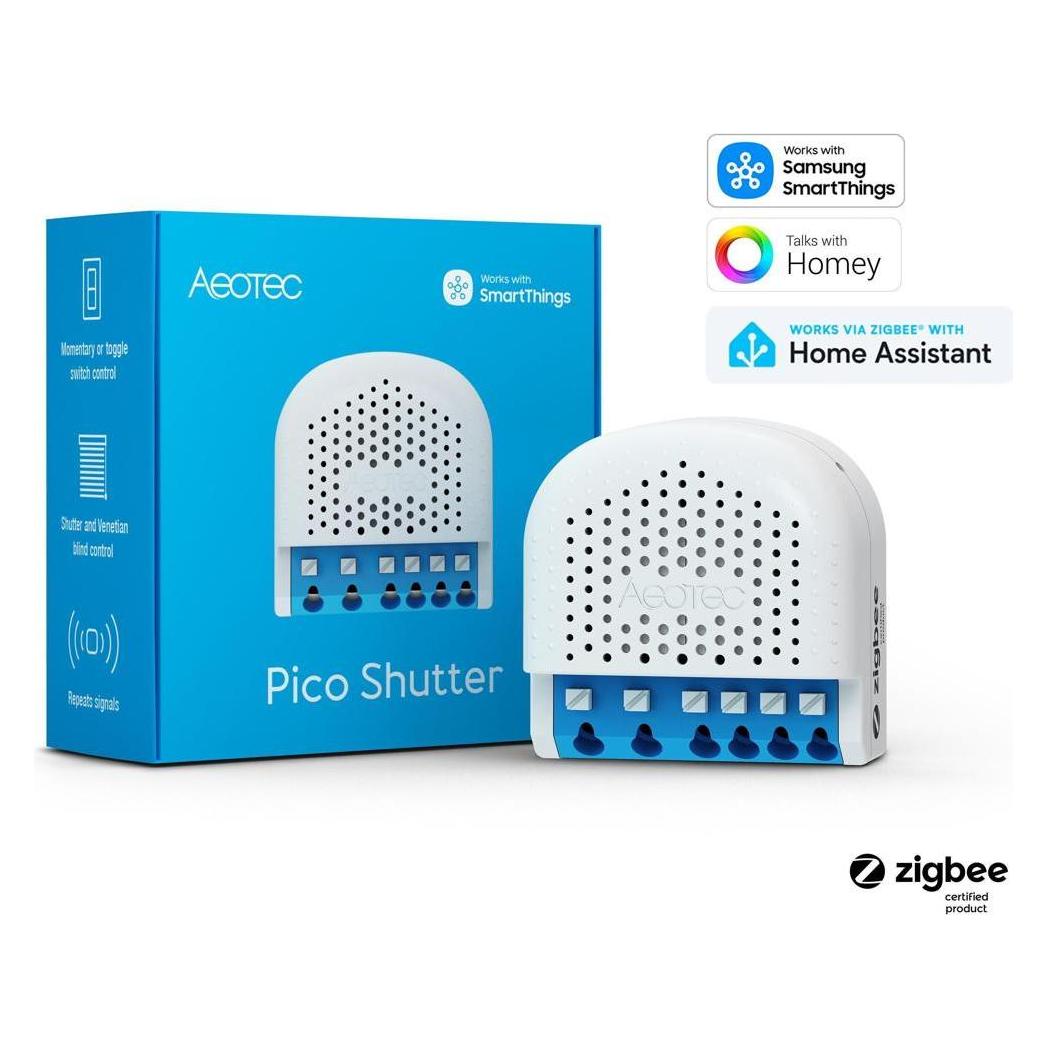 Aeotec AEOZZGA004 - Pico Shutter (Zigbee) (Rolladenaktor) (AEOZZGA004)