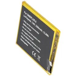AccuCell Akku passend für ONEPLUS 6, Li-Polymer, 3,8V, 3200mAh, 12,2Wh, built-in, ohne Werkzeug