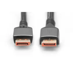 DIGITUS 16K DisplayPort Anschlusskabel Version 2.1 1m 80G schwarz