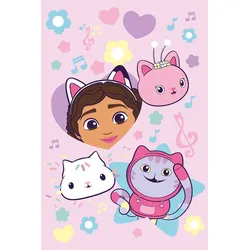 COFI 1453 Gabby’s Dollhouse Kuscheldecke – Fleece 100x150 cm