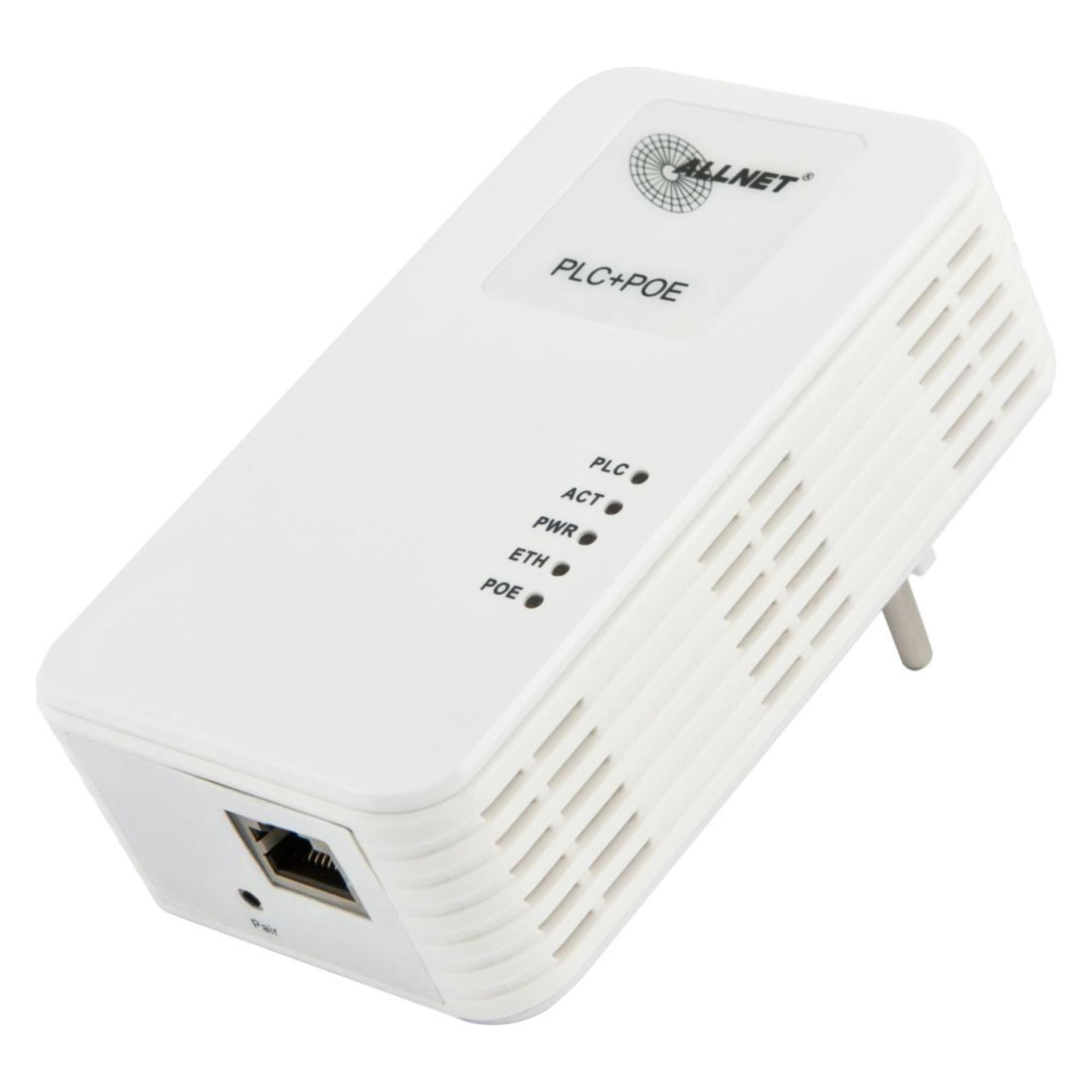 Allnet Powerline 1200Mbit Bridge RJ45 HomePlugV2 SmartLink mit PoE AT (1200 Mbit/s) (ALL1681203)