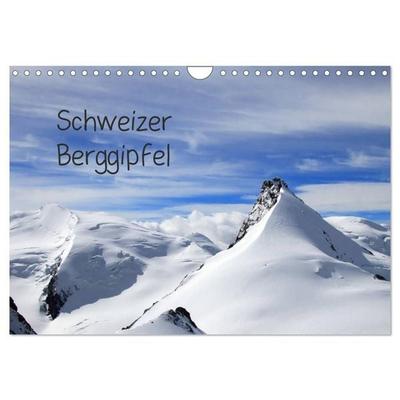 Schweizer Berggipfel (Wandkalender 2027 DIN A4 quer), CALVENDO Monatskalender