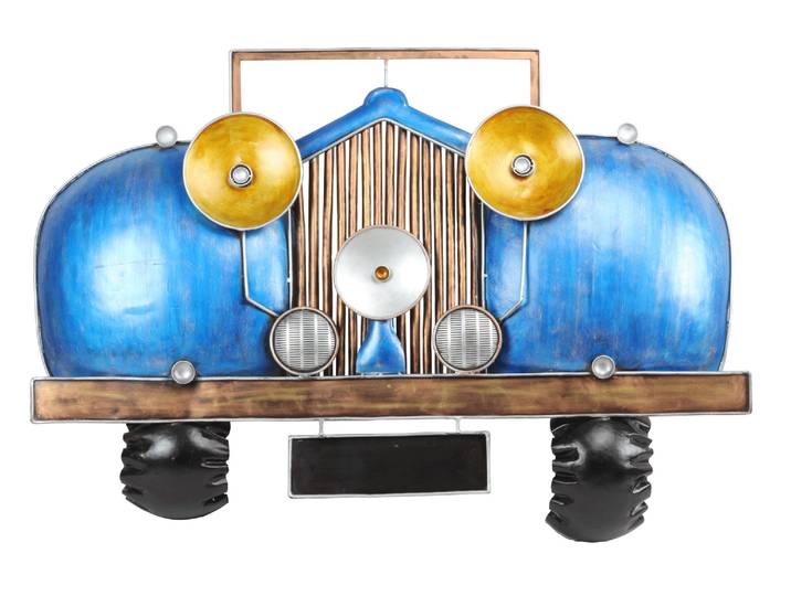 Façade de voiture ancien en Relief ( Decoration Murale )