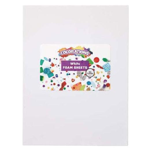 Colorations - Schaumstoffplatten Weiss, 10Stk. (60308180)