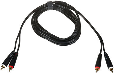 UDG Ultimate Cable RCA Straight 3B Schwarz