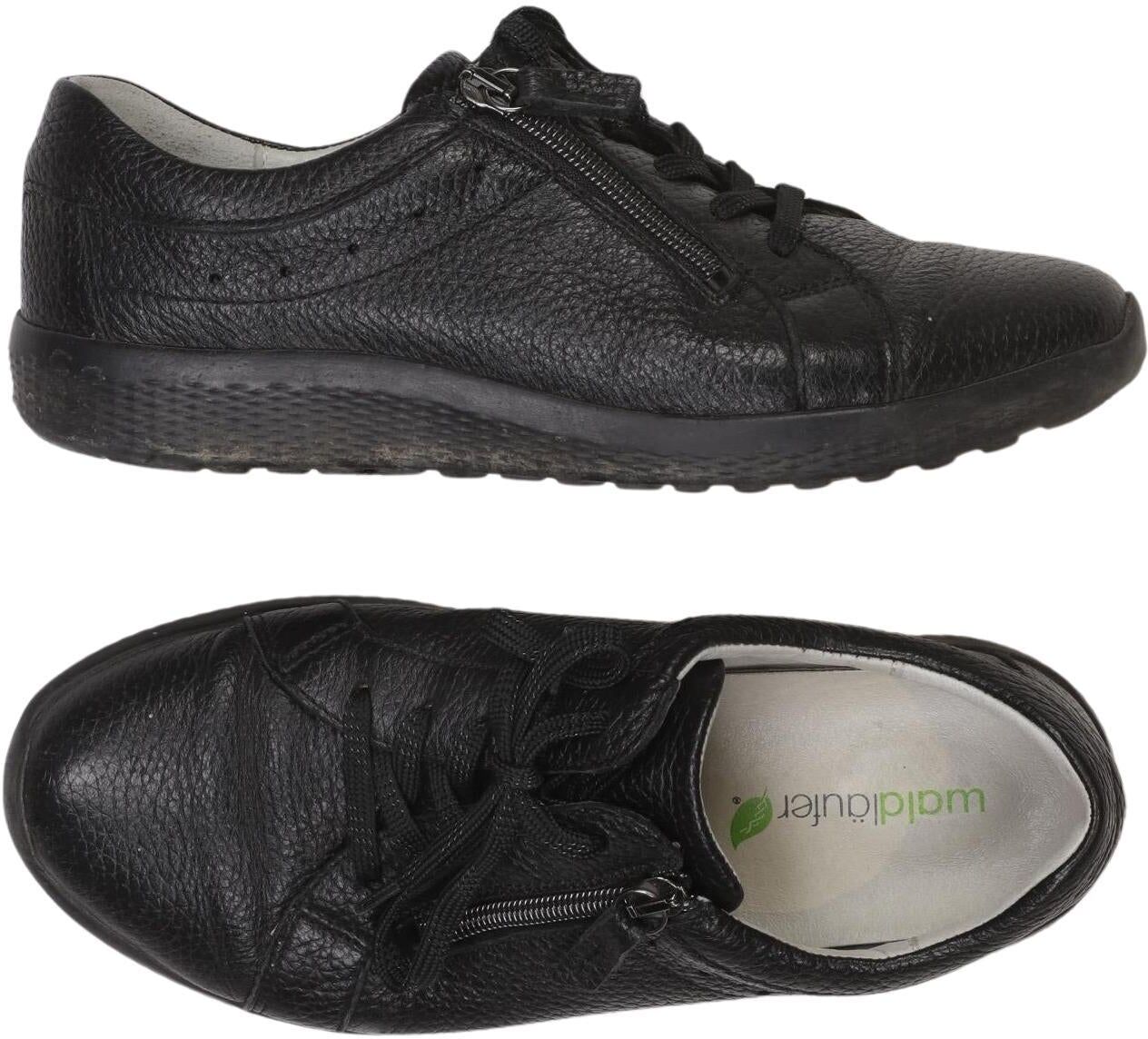 waldläufer Damen Halbschuh, Schwarz, Gr. EU 38 (US 7), Leder - Second Hand