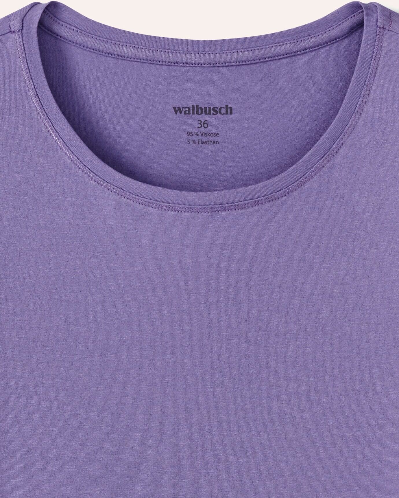 Walbusch Viskose-Shirt Langarm, normale Größen, Farbe Lila, 48, weichfließende Viskose bequem durch Elasthan Damen