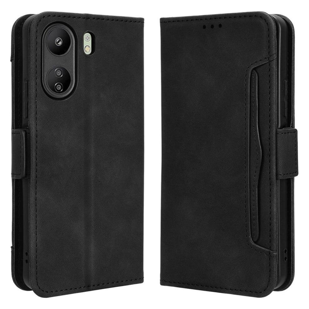 Cover-Discount Xiaomi Poco C65 / Redmi 13C - Etui Kartenfächer schwarz (Xiaomi Poco C65, Xiaomi Redmi 13C) (660167807A)