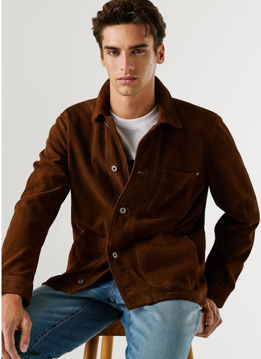 PEPE JEANS Blouson en cuir SINBAR