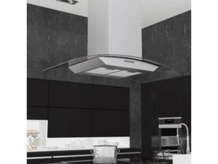 Hotte îlot OVONNI - Acier inoxydable - 756 m³/h - LED - Tactile