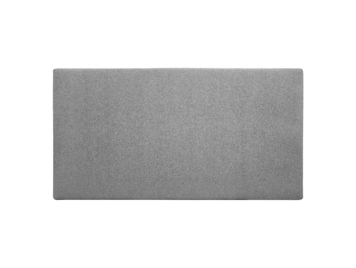 Tête de lit polyester lisse grise 150x80cm