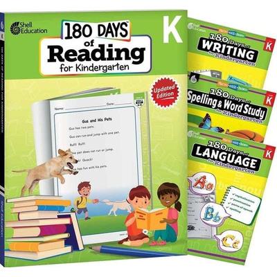 180 Days(r) Reading 2nd Ed, Writing, Spelling, & Language Grade K: 4-Book Set, Taschenbuch von Chandra C. Prough,Tracy Pearce,Shireen Pesez
