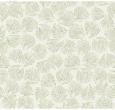 Christiane Lemieux Lemieux et Cie Elora Leaf Green Wallpaper