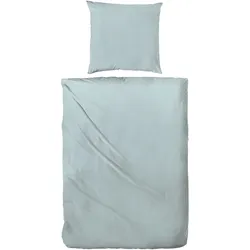 Bettwäsche Bio-Crèpe ( 155x220cm, mit 1 Kissen) - 155x220cm, mit 1 Kissen