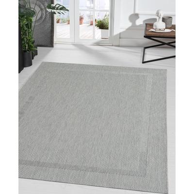 Teppich THE CARPET "Mistra", grau, B:80cm H:1mm L:150cm, Polypropylen, Teppiche, Teppich