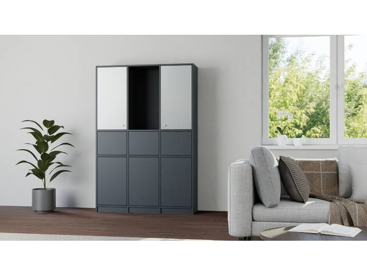 Schlichter Buffetschrank nach Maß Premium Dekore Schwarz