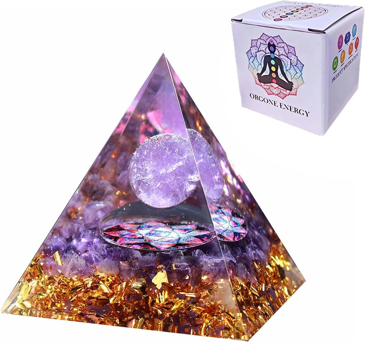 Orgonite Piramide Cloudbuster voor Home Decor en Spirituele Cadeaus