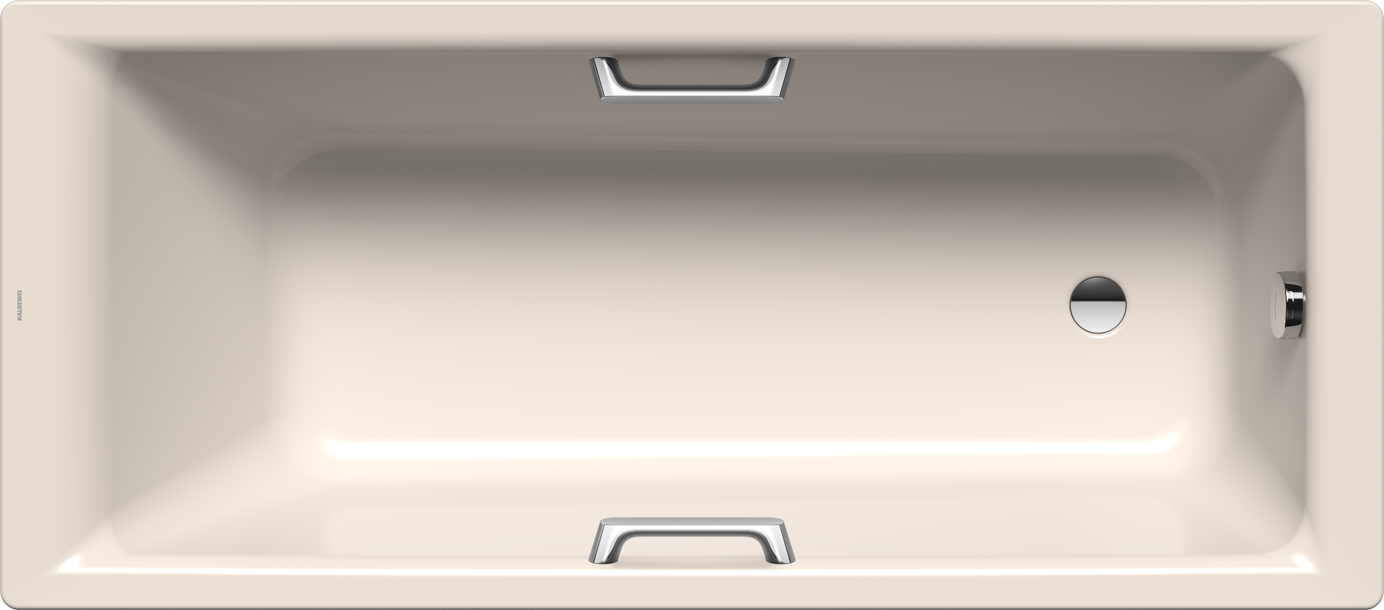 Kaldewei Puro star bath 255500010231 180x80cm, pergamon