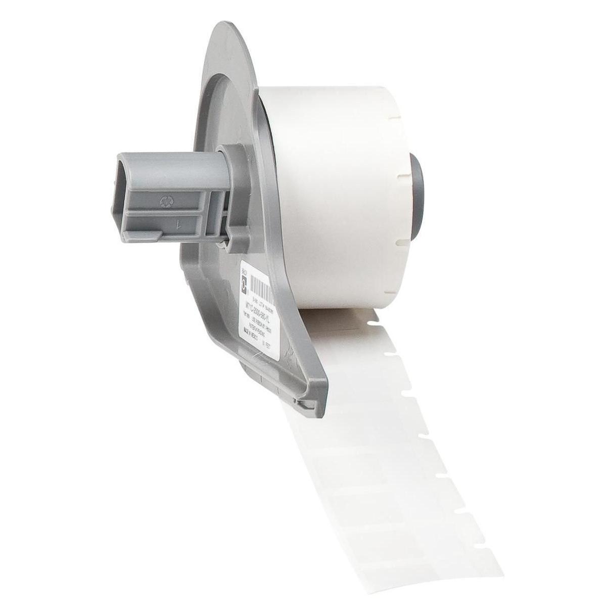 Brady M7-17-427, Vinyl, selbstlaminierend, Weiss/Transparent, matt, 12.70 x 9.53(25.40) mm, für Kab (33.32 mm) (M7-17-427)