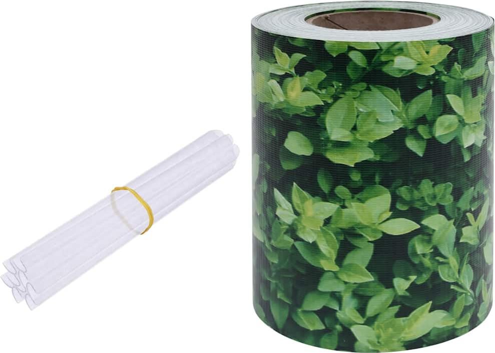 vidaXL Privacy scherm PVC Groen 35 x 0,19 m