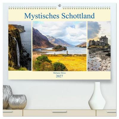 Mystisches Schottland (hochwertiger Premium Wandkalender 2027 DIN A2 quer), Kunstdruck in Hochglanz