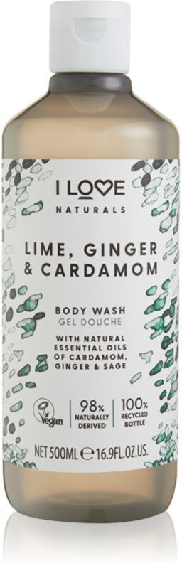 I Love Naturals Lime, Ginger & Cardamom shower gel 500 ml