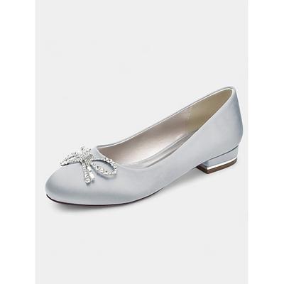 Elegante Ballerinas für die Mutter der Braut, bequeme Schuhe zum Hineinschlüpfen für Trauung und Feier, in verschiedenen Farben erhältlich.