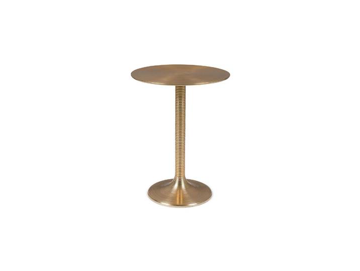 Table d'appoint en aluminium doré, texturé, carré - Bold Monkey,