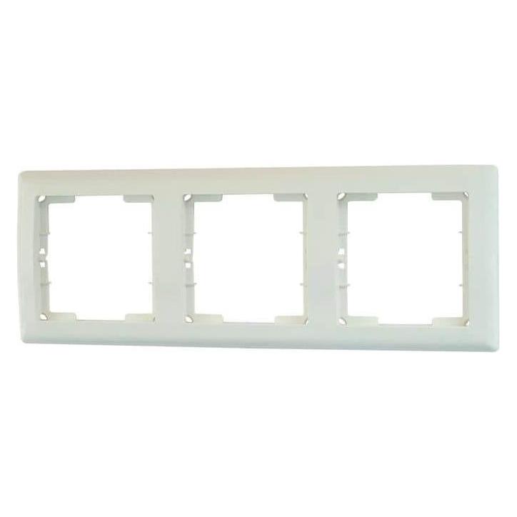 Mutlusan Daria 3-fach Rahmen horizontal Weiss für 3 Module (31529173)