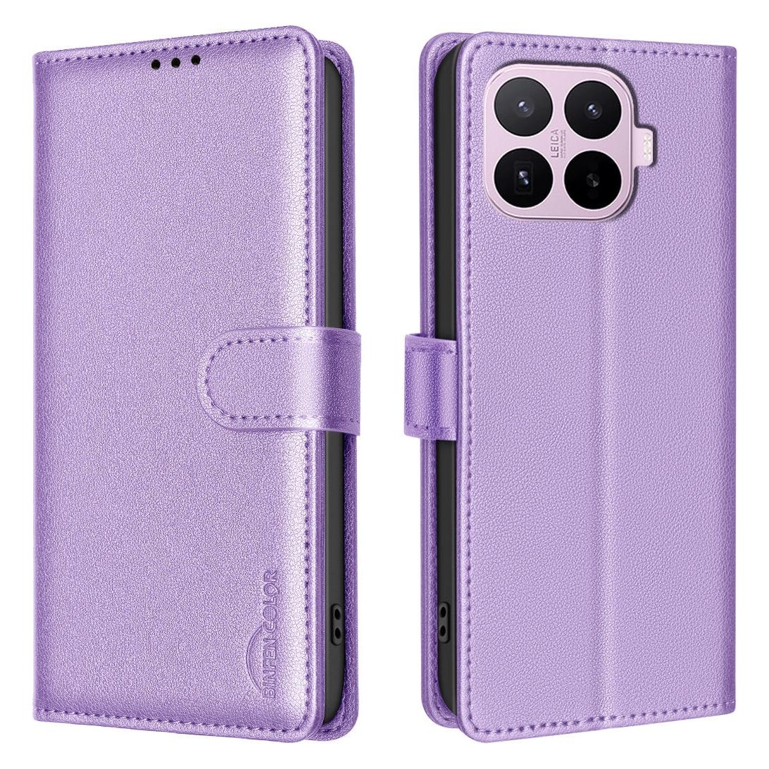 Binfen Color Xiaomi 17T - BINFEN Leder Etui Hülle mit RFID Blocker (Xiaomi 17T) (78701866)
