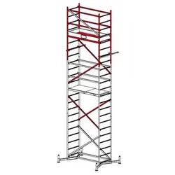 Arbeitsgerüst aus Aluminium, 2. Aufstockung