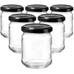EINMACHGLÄSER Kitchen Love transparent 200 ml 6er Set