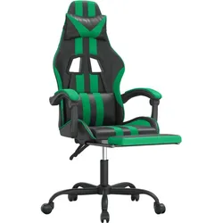 vidaXL Gaming-Stuhl, Gaming Stuhl, Grün