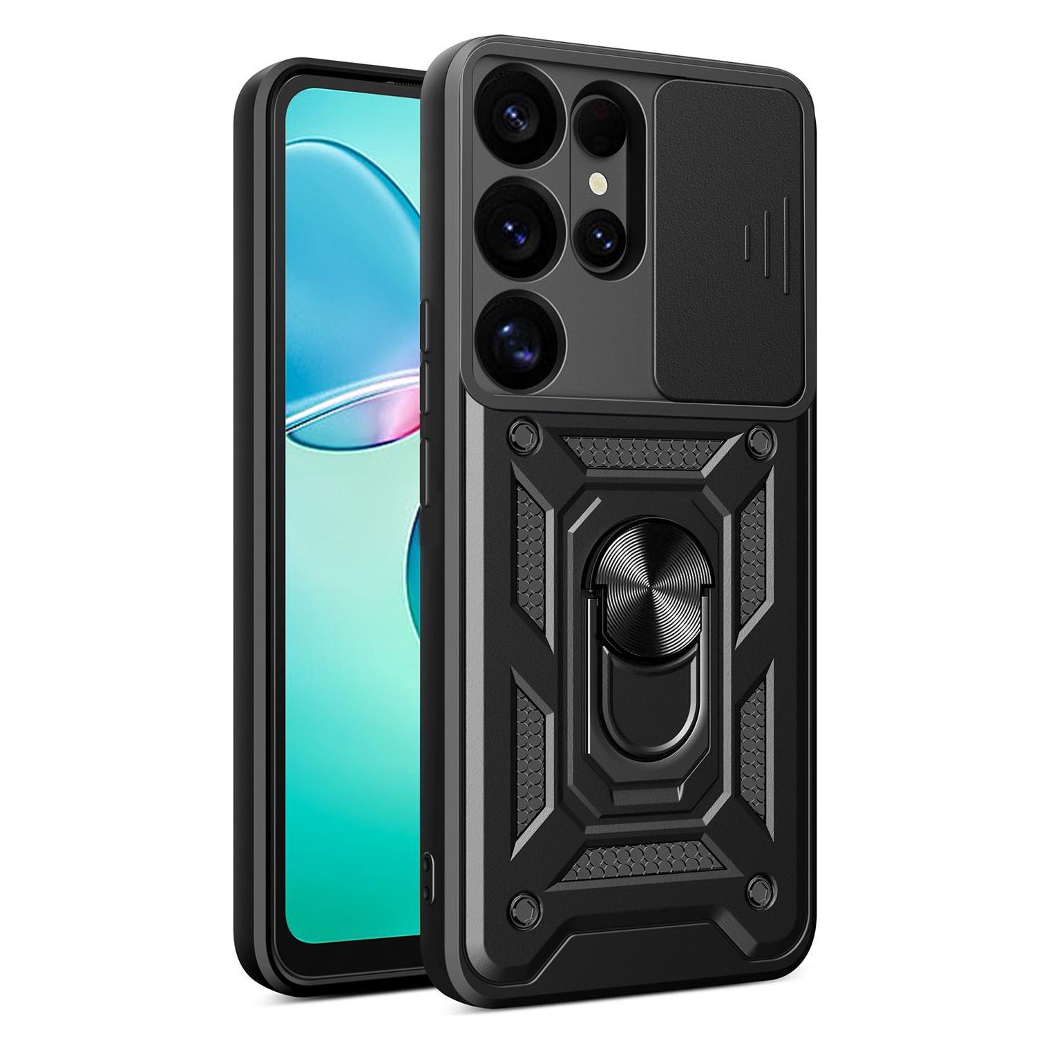 OEM Defender Slide Hülle für Samsung Galaxy S25 Ultra schwarz (Samsung Galaxy S25 Ultra) (GSM188871)