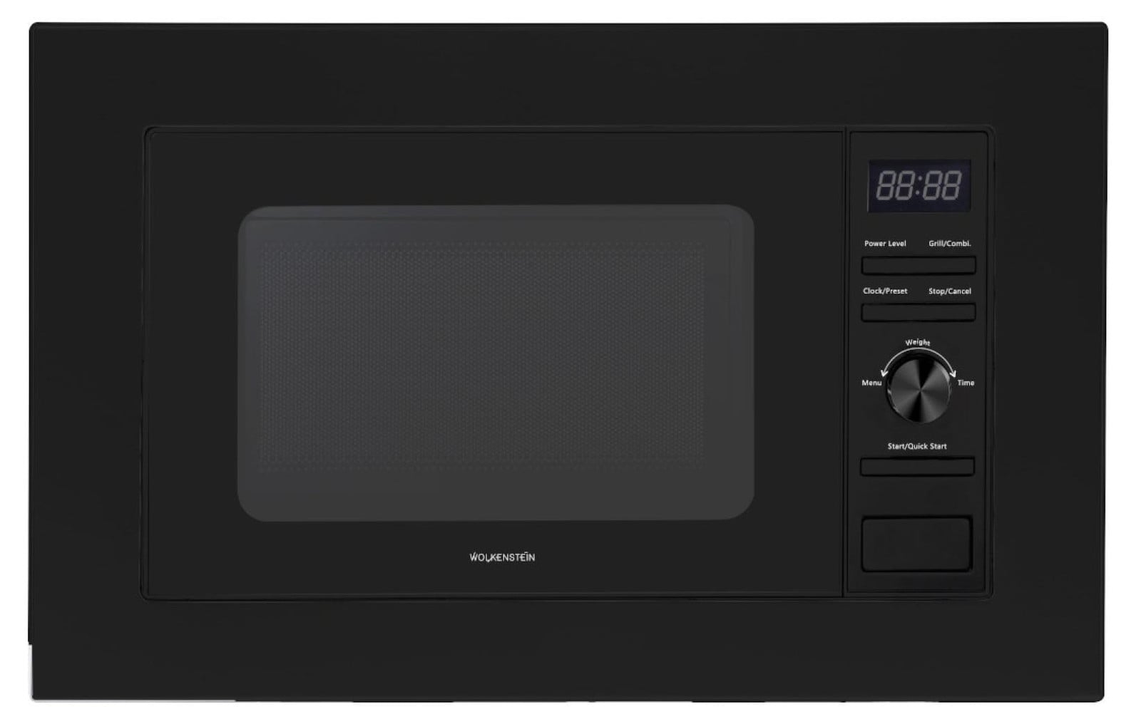 Wolkenstein WMW800-20GB EB Inbouwmagnetron met grillfunctie, 20 liter, 800 Watt, LED-display