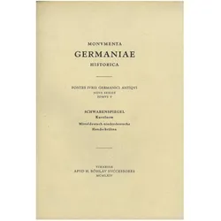 Schwabenspiegel, Kurzform. Mitteldeutsch-niederdeutsche Handschriften, Fachbücher von Rudolf Grosse