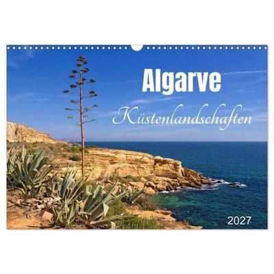 Algarve - Küstenlandschaften (Wandkalender 2027 DIN A3 quer), CALVENDO Monatskalender
