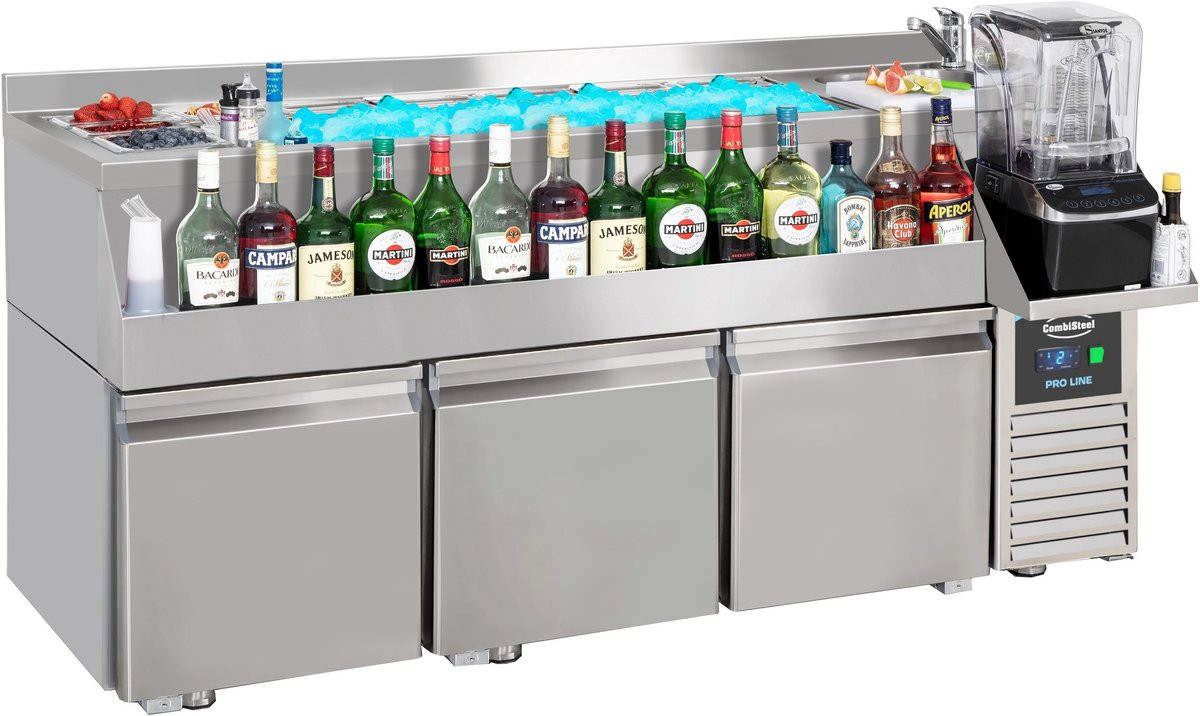 CombiSteel Cocktail Bar Station 3 Deurs 7489.6005