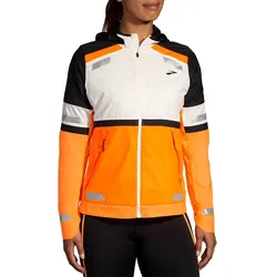 Brooks Damen Run Visible Jacket 2.0 bunt