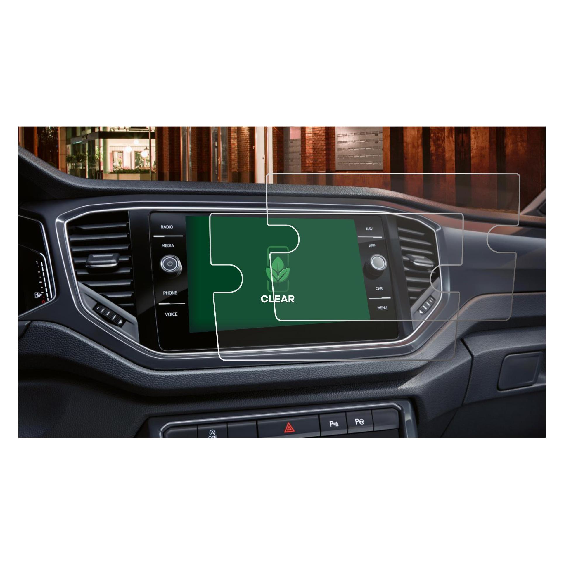 ScreenLeaf Schutzfolie für Volkswagen Touran 2.0 Discover Media 8" 2019 Displayschutz Display Schutz Folie (6157107)