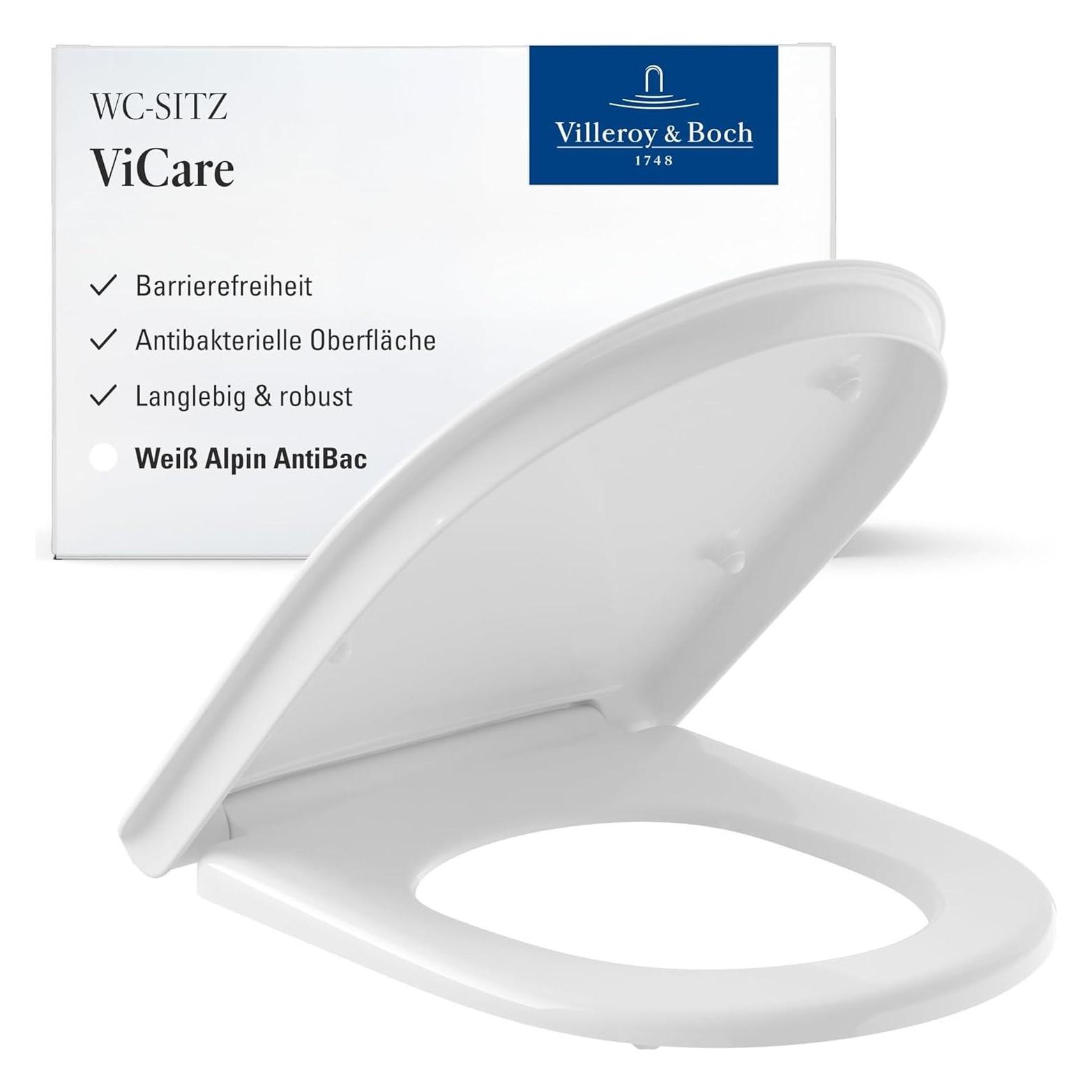 Villeroy & Boch ViCare WC-Sitz ViCare AntiBac (9M7261T1)
