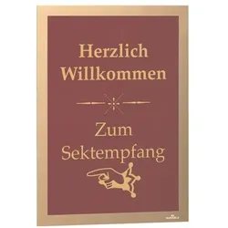 Durable Info-Rahmen DIN A4 »Duraframe 4872« selbstklebend mit Magnetdeckel gold, 23.8x32.4 cm