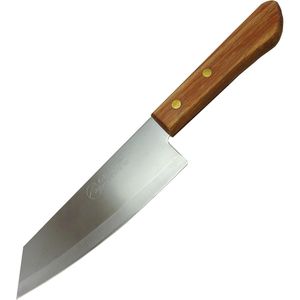 Kiwi Kochmesser Thailand Nr. 171, mit Holzgriff, Edelstahl (SUS420J2), Klingenlänge 16,5 cm