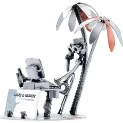 Hinz & Kunst, Deko Figuren + Skulpturen, 204 - Visitenkartenhalter "Reisebüro"