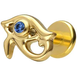 Titan Labret mit Innengewinde AUGE DES HORUS