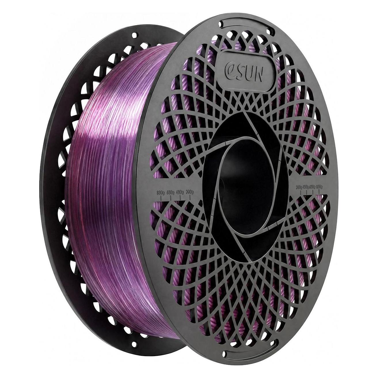 eSUN PLA CLEAR 1,75mm PURPLE RED 1kg (PLA, 1000 g, 1.75 mm) (PLA-CLRB175RB-ZR1P1)