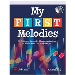 My first melodies (+CD) for alto saxophone 34 children/'s tunes, Fachbücher von Michiel Oldenkamp