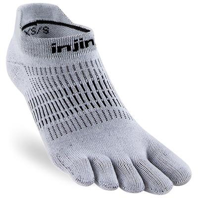 Injinji - Women's Run Lightweight No-Show - Laufsocken 35-40 | EU 35-40 grau