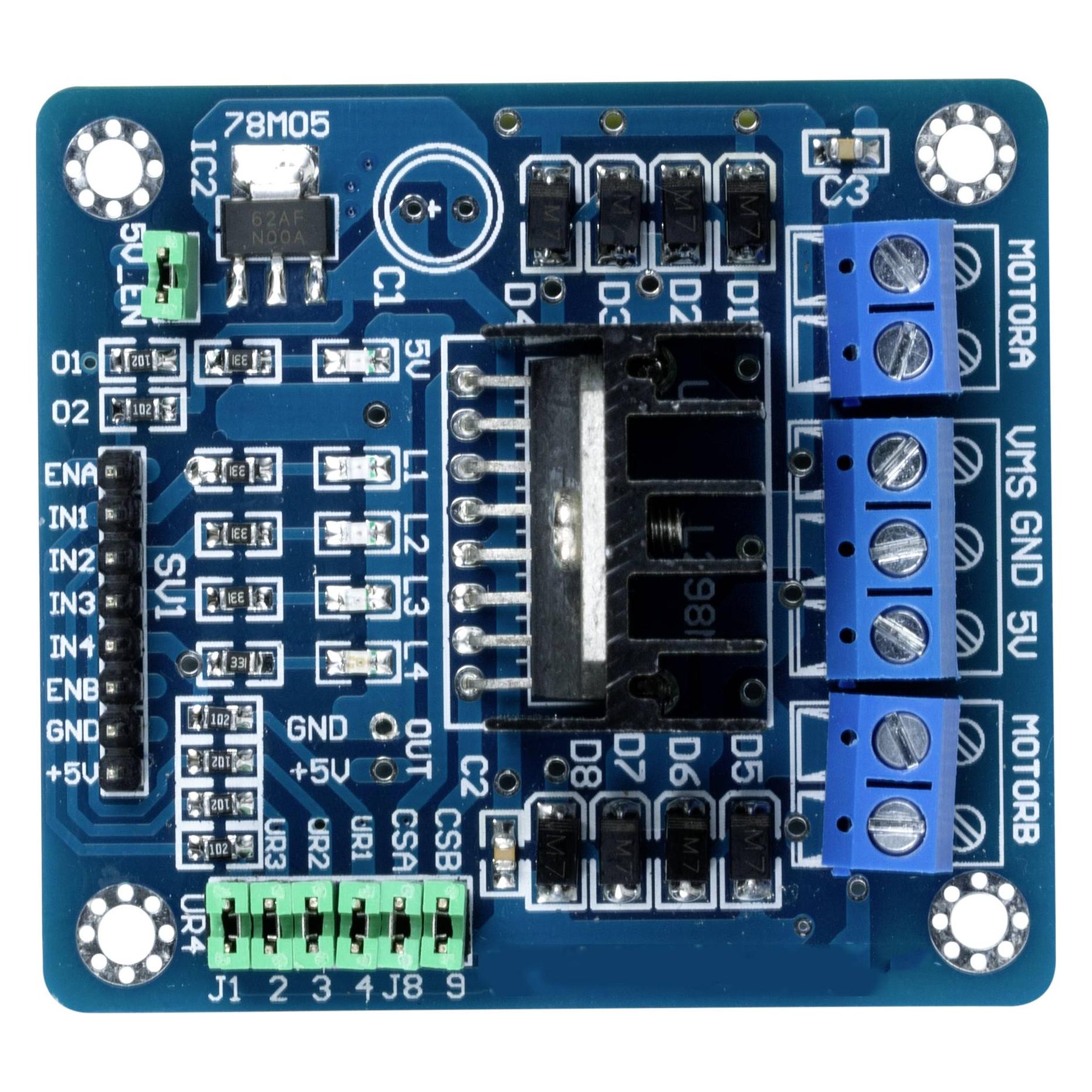 Tru Components L298N Dual-H-Brücke Schrittmotor-Treiber-Modul (TC-9927200)