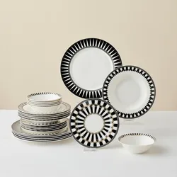 Karaca Elegance Bone Helsinki 24-teiliges Tafelservice für 6 Personen